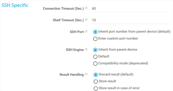 SSH Specific